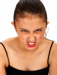 Angry woman
